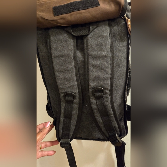 2008 Kaka Canvas Convertible Bag Backpack Duffle Laptop Luggage - Picture 6 of 16